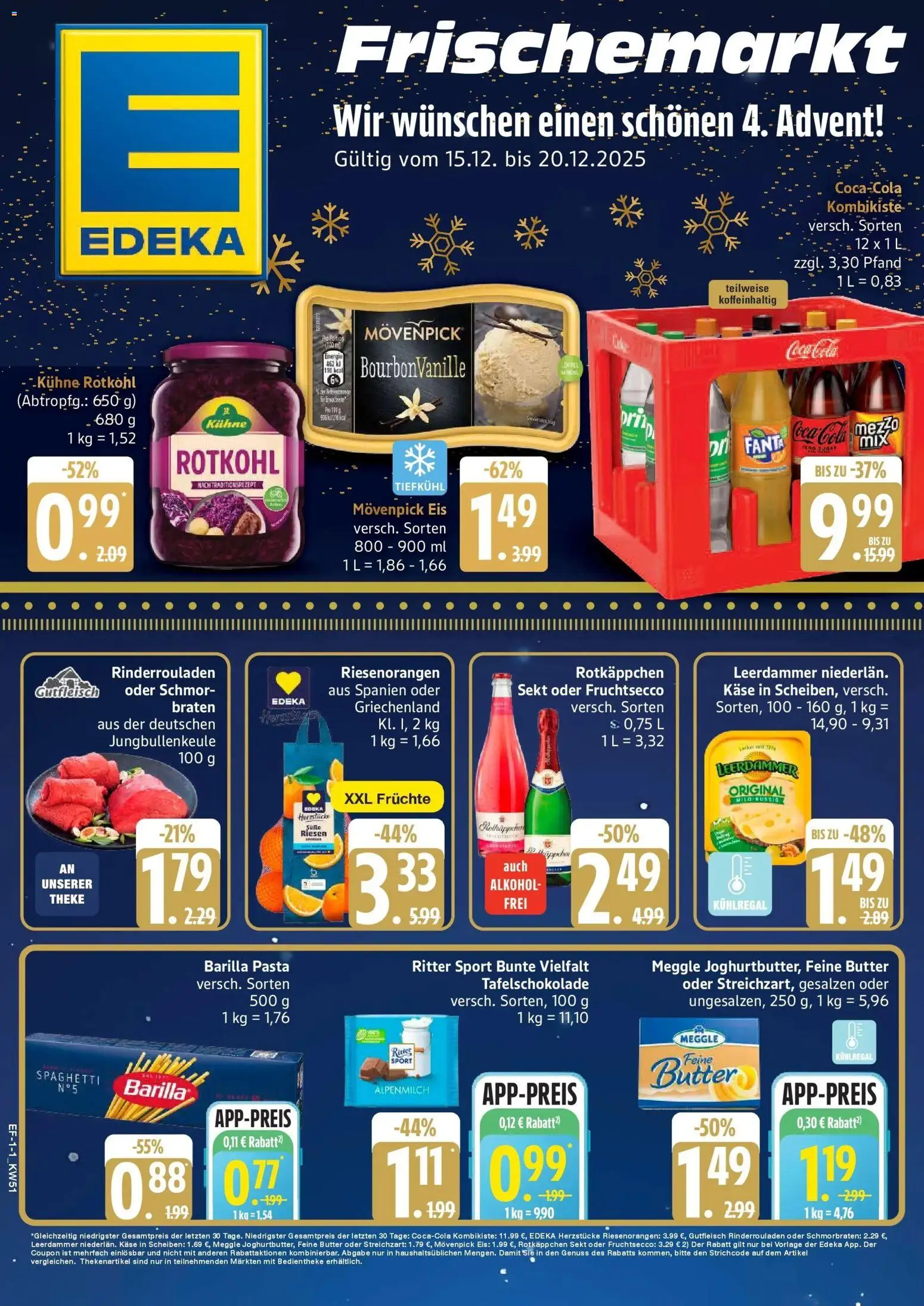 Vorschau von dem Prospekt des Geschäftes Edeka, gültig ab dem 15.12.2025