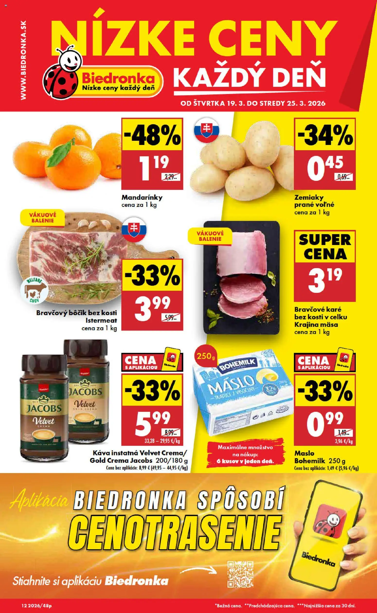 Náhľad Biedronka letáku platného od 19.03.2026
