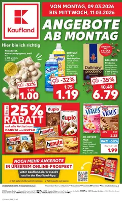Vorschau von dem Prospekt des Geschäftes Kaufland, gültig ab dem 09.03.2026