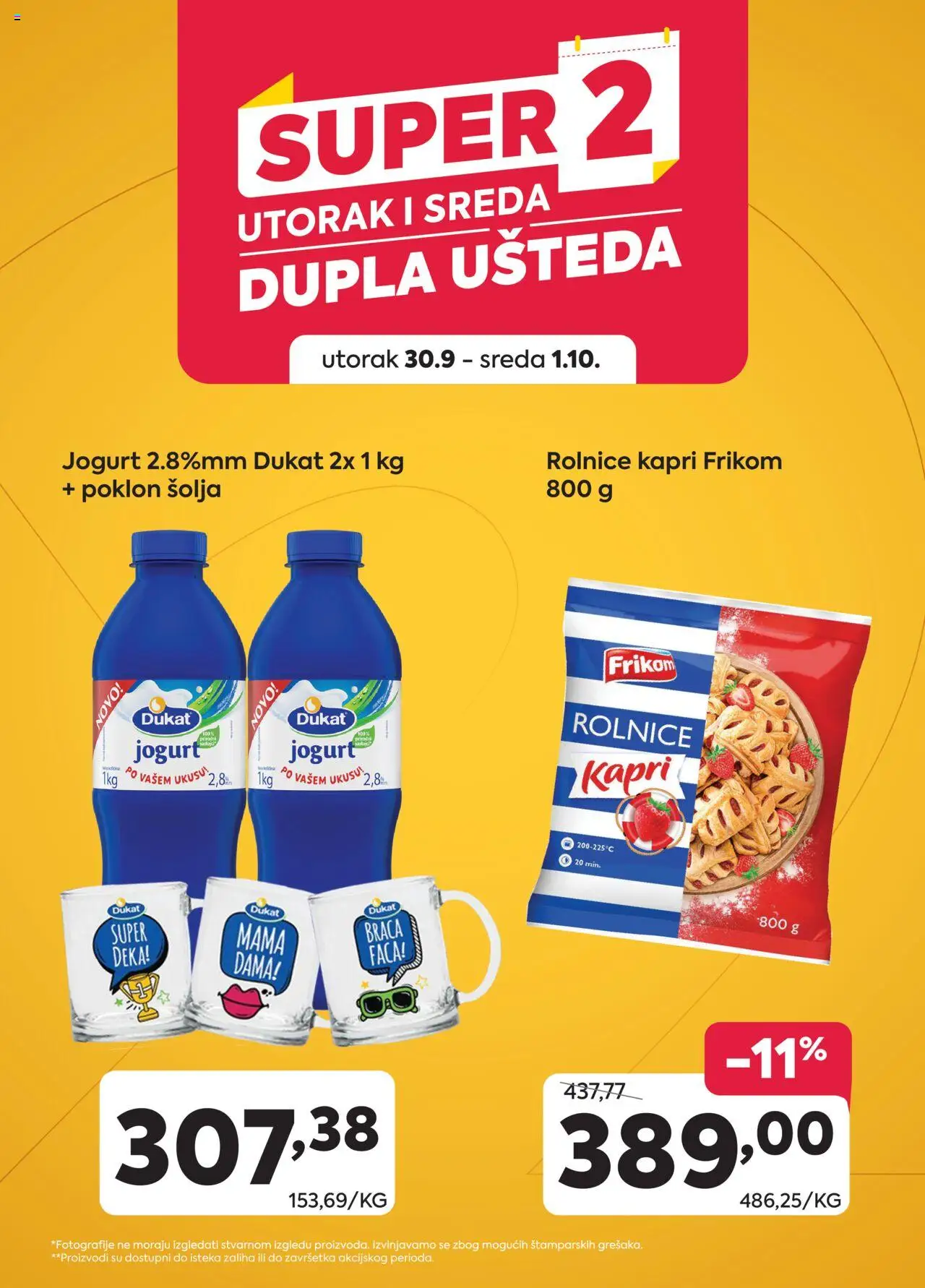 PerSu katalog važi od 30.09.2025 - stranica 1 - Jogurt, Šolja