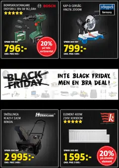Förhandsgranska reklamblad Black Friday från butik Bauhaus gäller från 10/11/2025 | Sida : 6