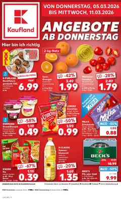 Vorschau von dem Prospekt des Geschäftes Kaufland, gültig ab dem 05.03.2026
