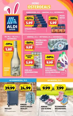 Vorschau des Merkblatts Aldi Suisse: Wochenangebote vom Shop Aldi gültig von 19.03.2026 bis 25.03.2026