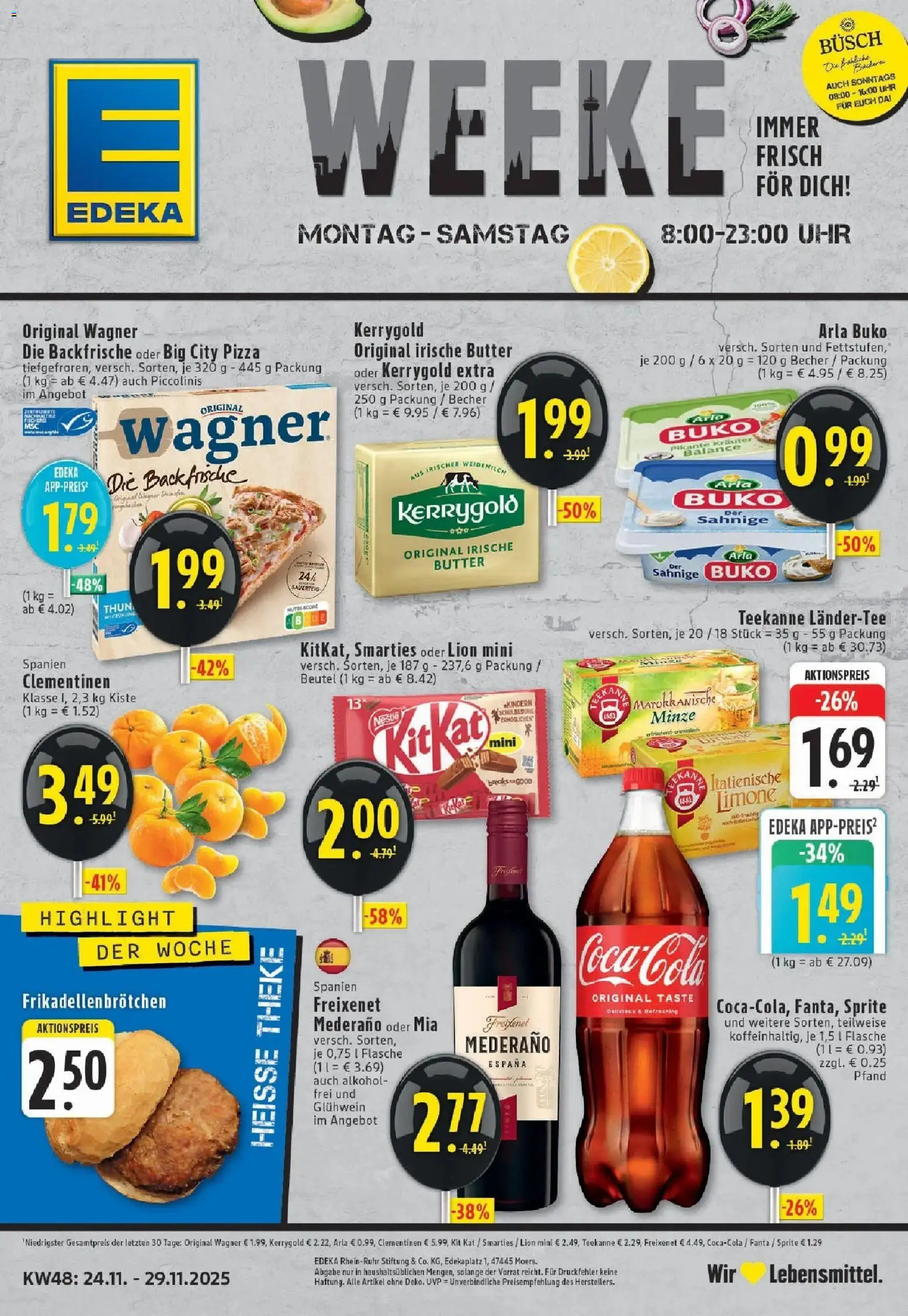 Vorschau von dem Prospekt des Geschäftes Edeka, gültig ab dem 23.11.2025