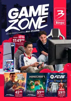Pregled letka Bingo Game Zone trgovine Bingo vrijedi od 20.04.2026