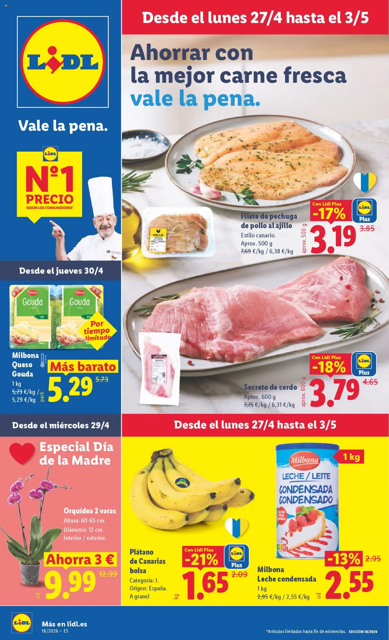 Vista previa del folleto de la tienda Lidl válido desde el 27/04/2026 