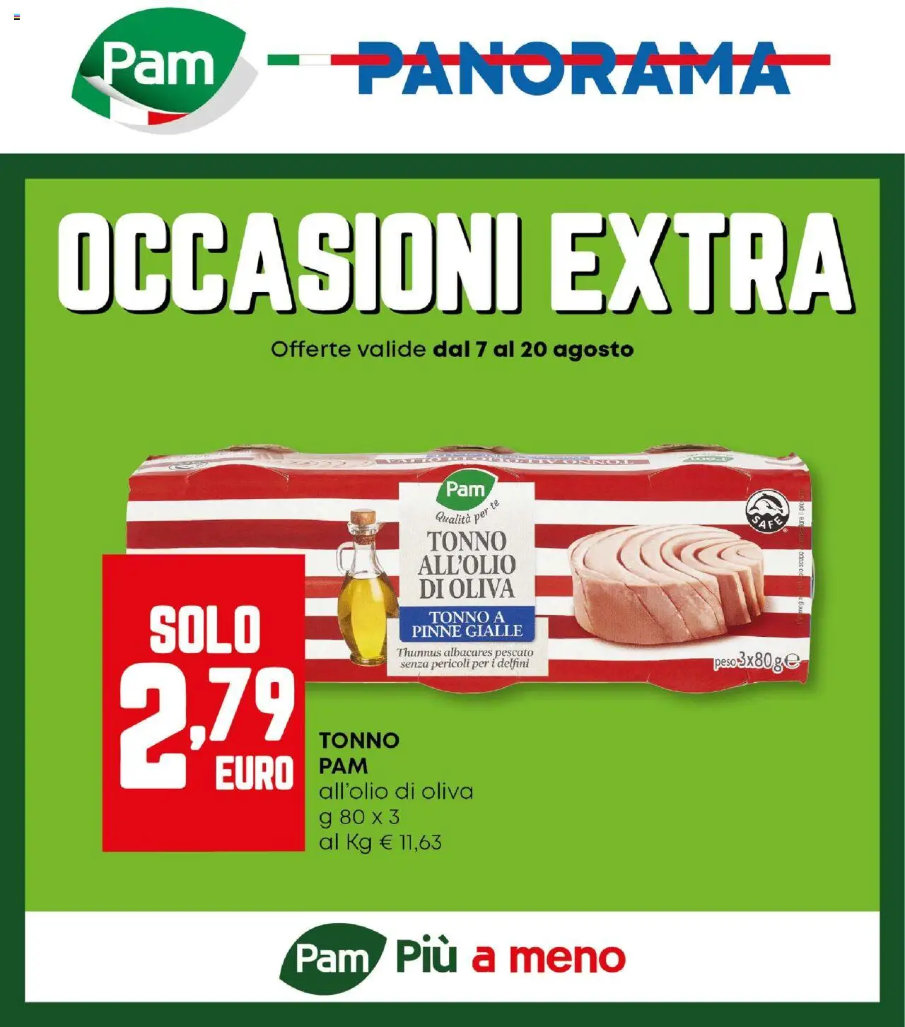 Volantino Panorama valido da 07/08/2025 numero di pagina 1