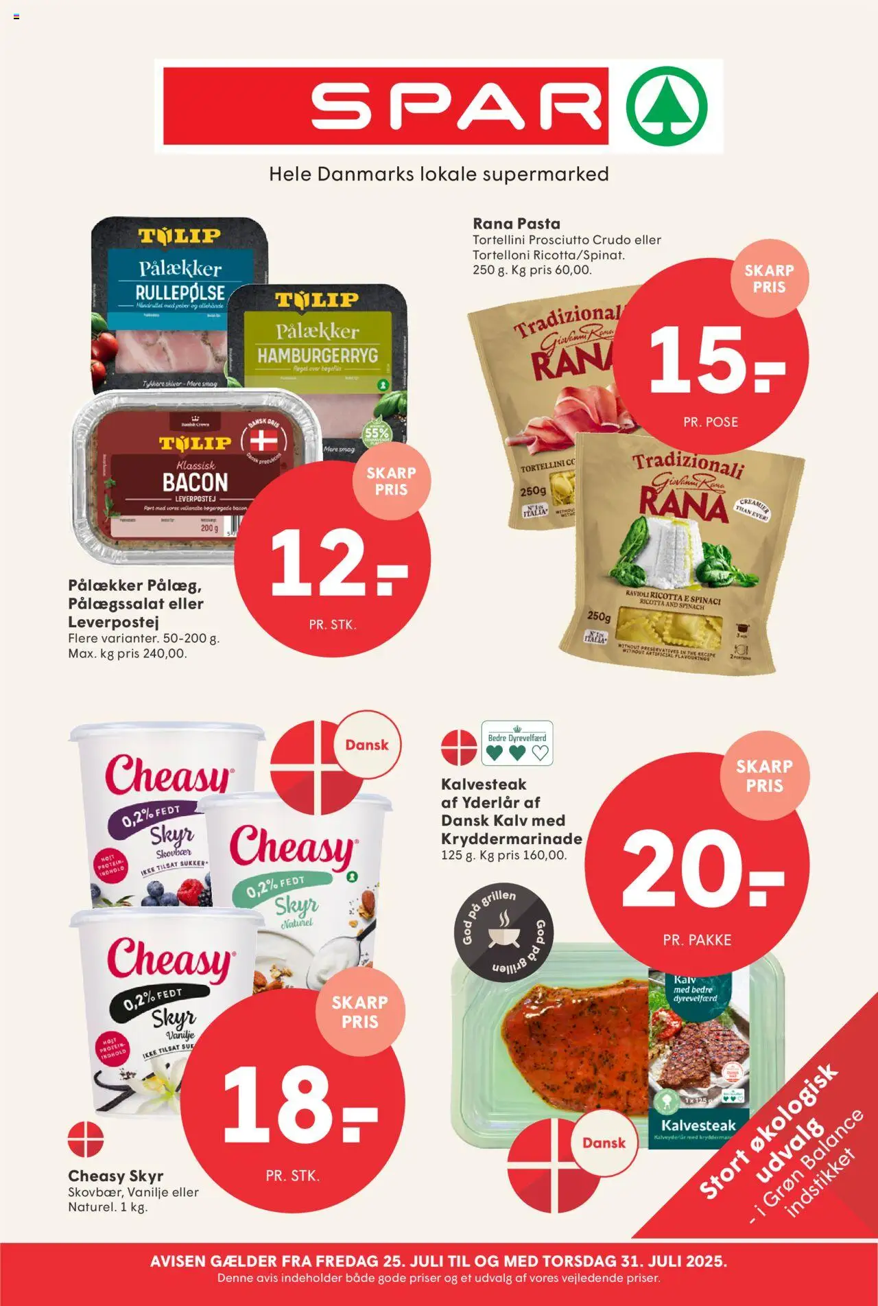 Spar tilbudsavis gyldig fra 25/07/2025 - side 1