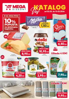 Pregled letka Mega Diskont katalog trgovine Mega Diskont vrijedi od 02.03.2026