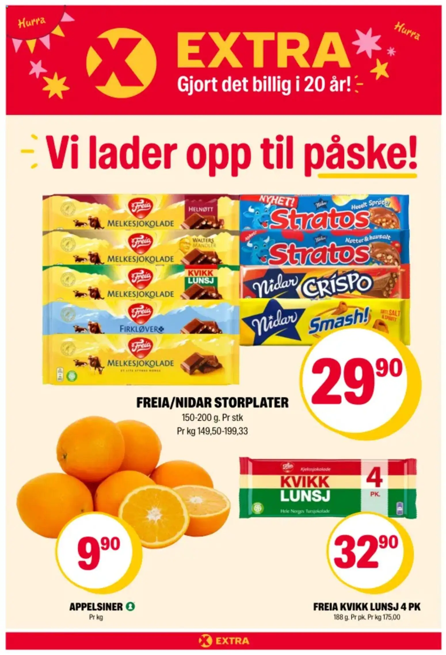 Forhåndsvis Coop Extra Vi lader opp til Påske fra butikk Coop Extra gyldig fra 04/03/2026