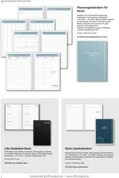 Förhandsgranska reklamblad Aktuella reklamblad Office Depot - Lärarkalendrar från butik Office Depot gäller från 01/09/2025 | Sida : 4