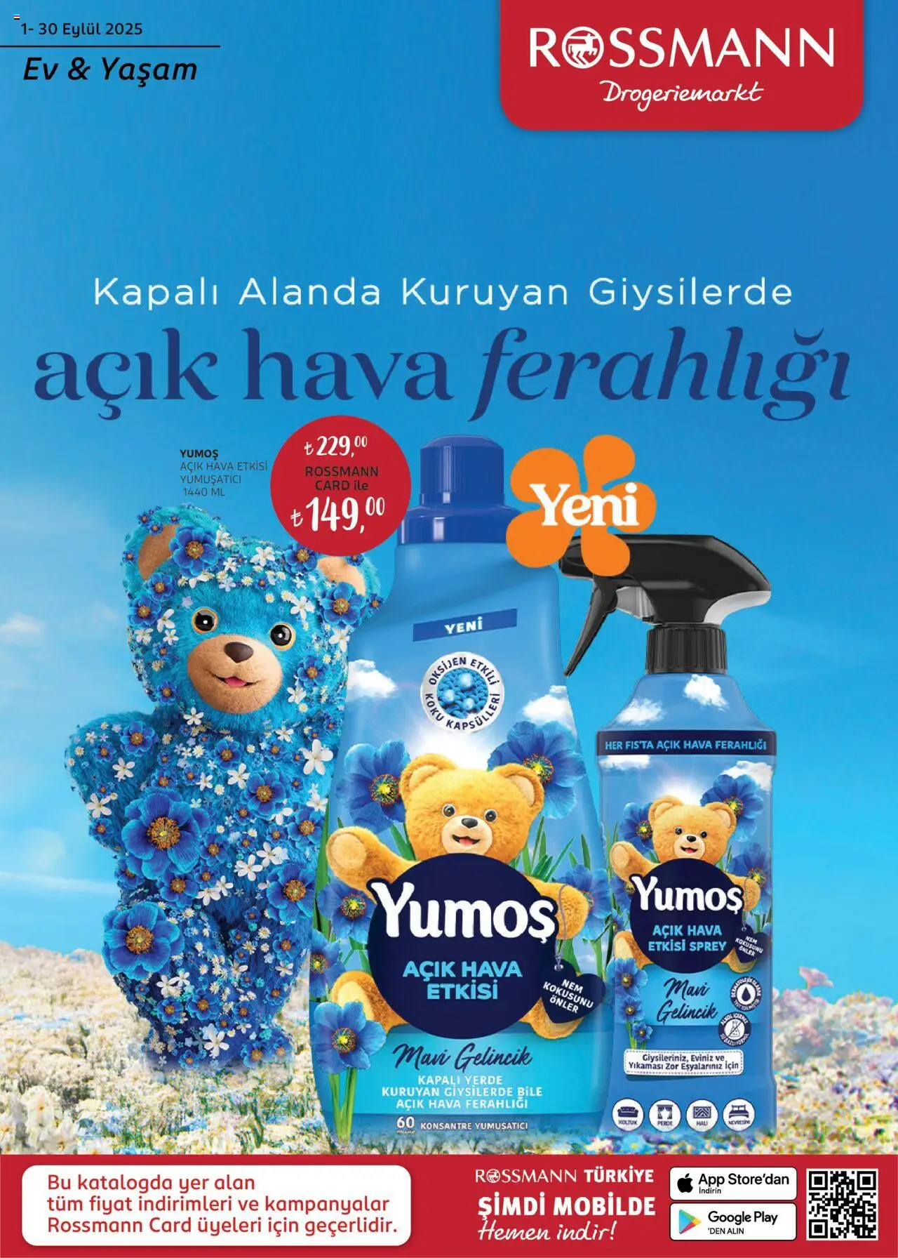 Rossmann Eylül Ev & Yaşam Kataloğ (01 - 30 Eylül 2025) - Sayfa numarası 1