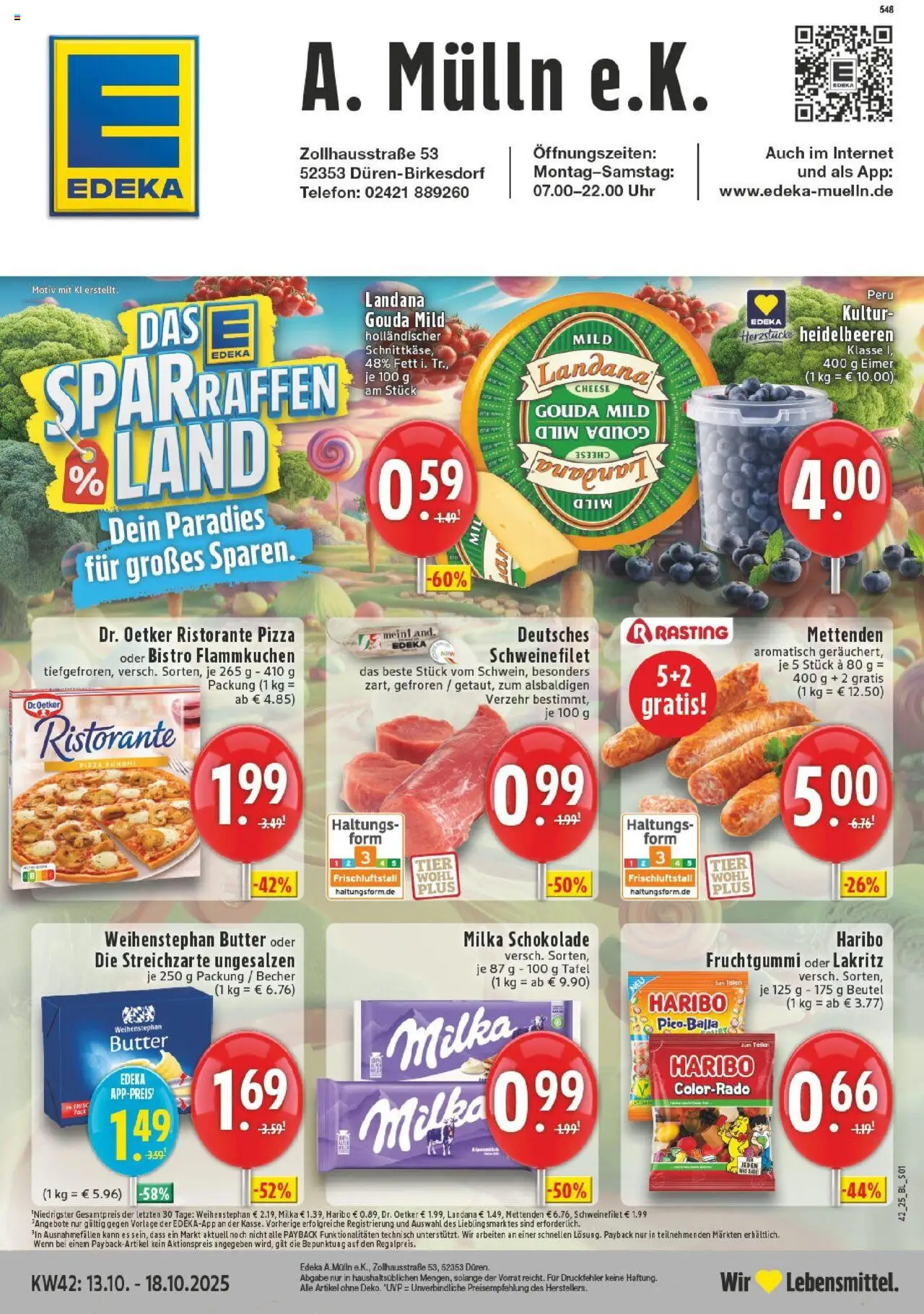 EDEKA Prospekt ab 13.10.2025 - Prospekt Düren-Birkesdorf Online