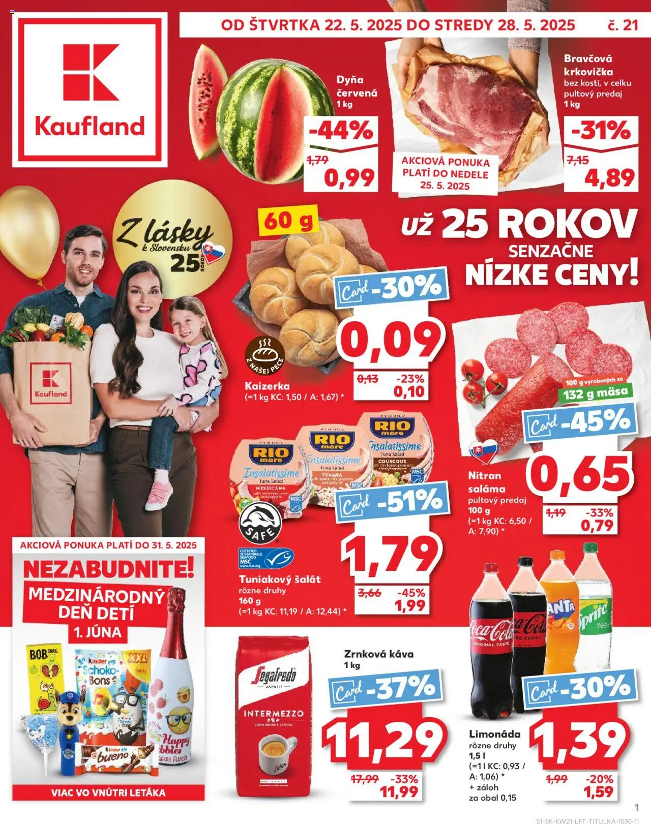 Kaufland leták od 22.05.2025 - Sereď