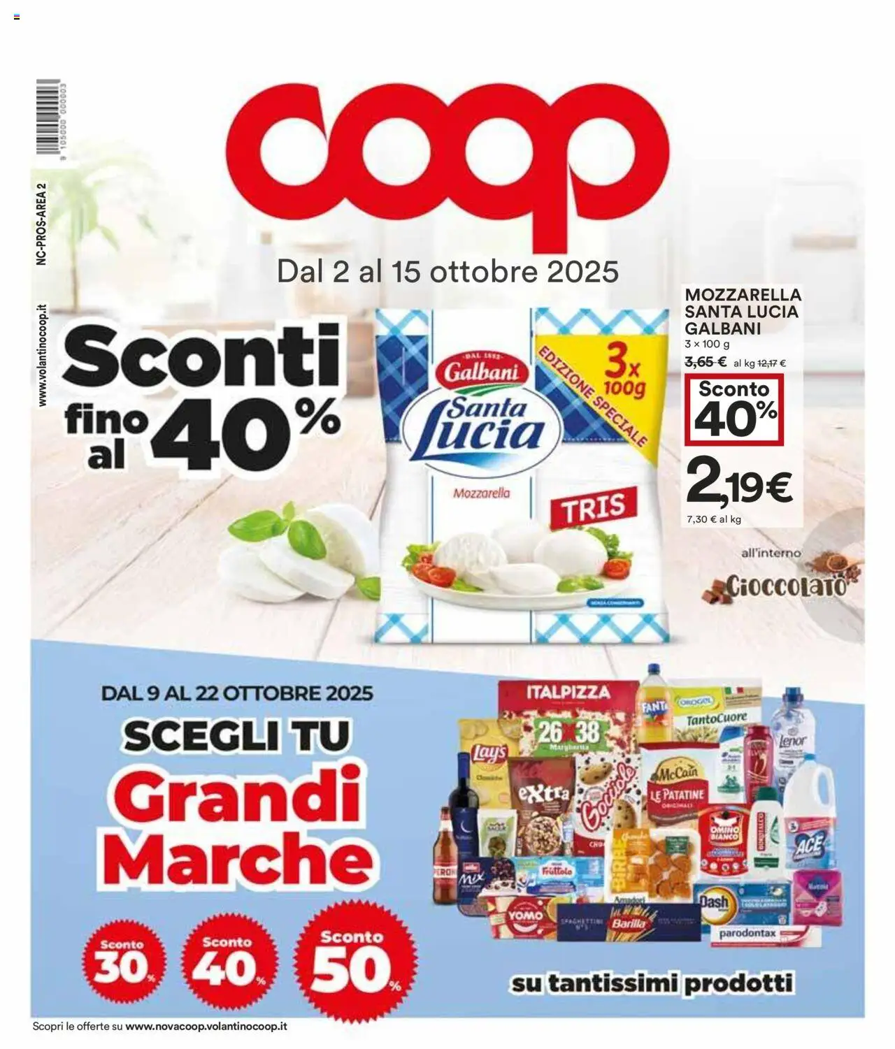 Volantino COOP valido da 02/10/2025 numero di pagina 1