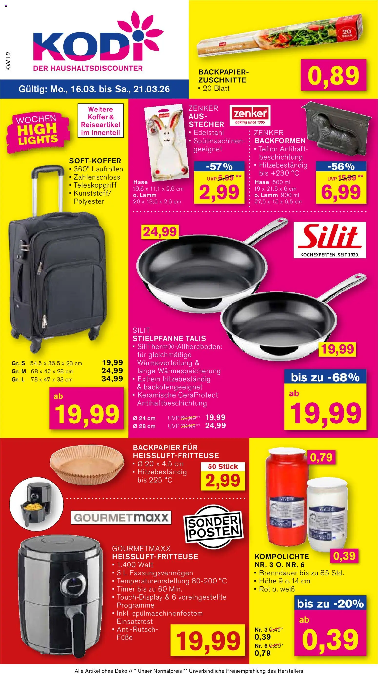 Vorschau von dem Prospekt des Geschäftes KODi, gültig ab dem 16.03.2026