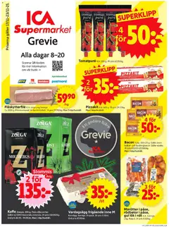 Förhandsgranska reklamblad Grevie från butik ICA Supermarket gäller från 17/11/2025