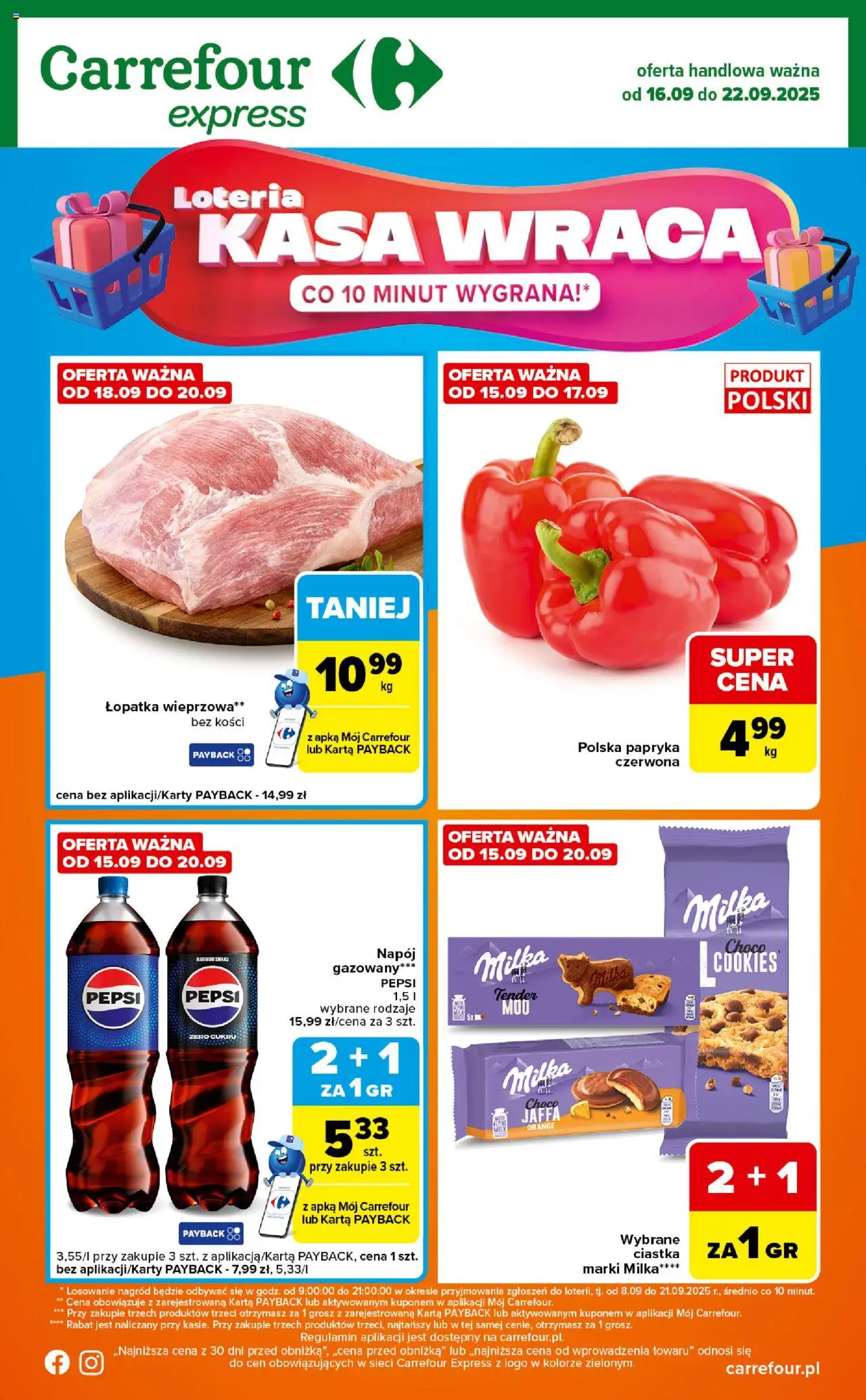 Carrefour Express II od 16.09.2025 - Nowa Gazetka - Numer strony 1