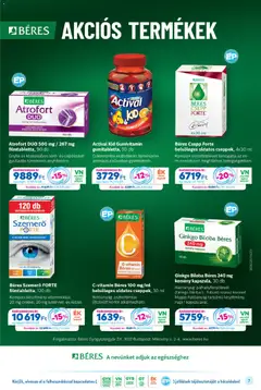 Gyöngy Patikák - Akciós újság Gyöngy Patikák megtekintése, amely érvényes 2025.11.01.-től | Oldal: 7