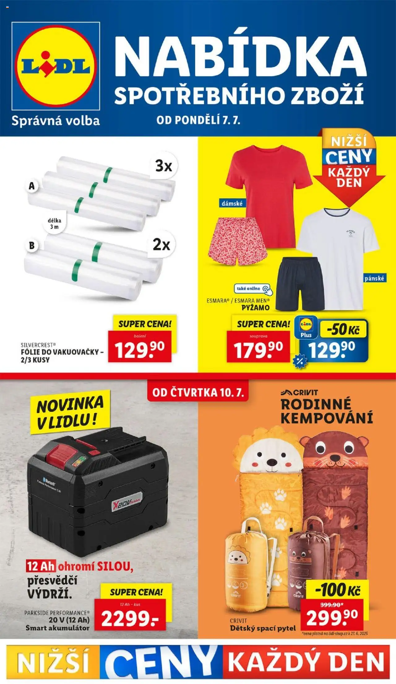  LIDL leták příští týden od 07.07.2025 >> Lidl Akce