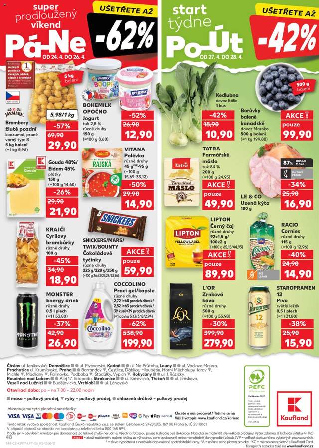 Nový Kaufland leták od 22.04.