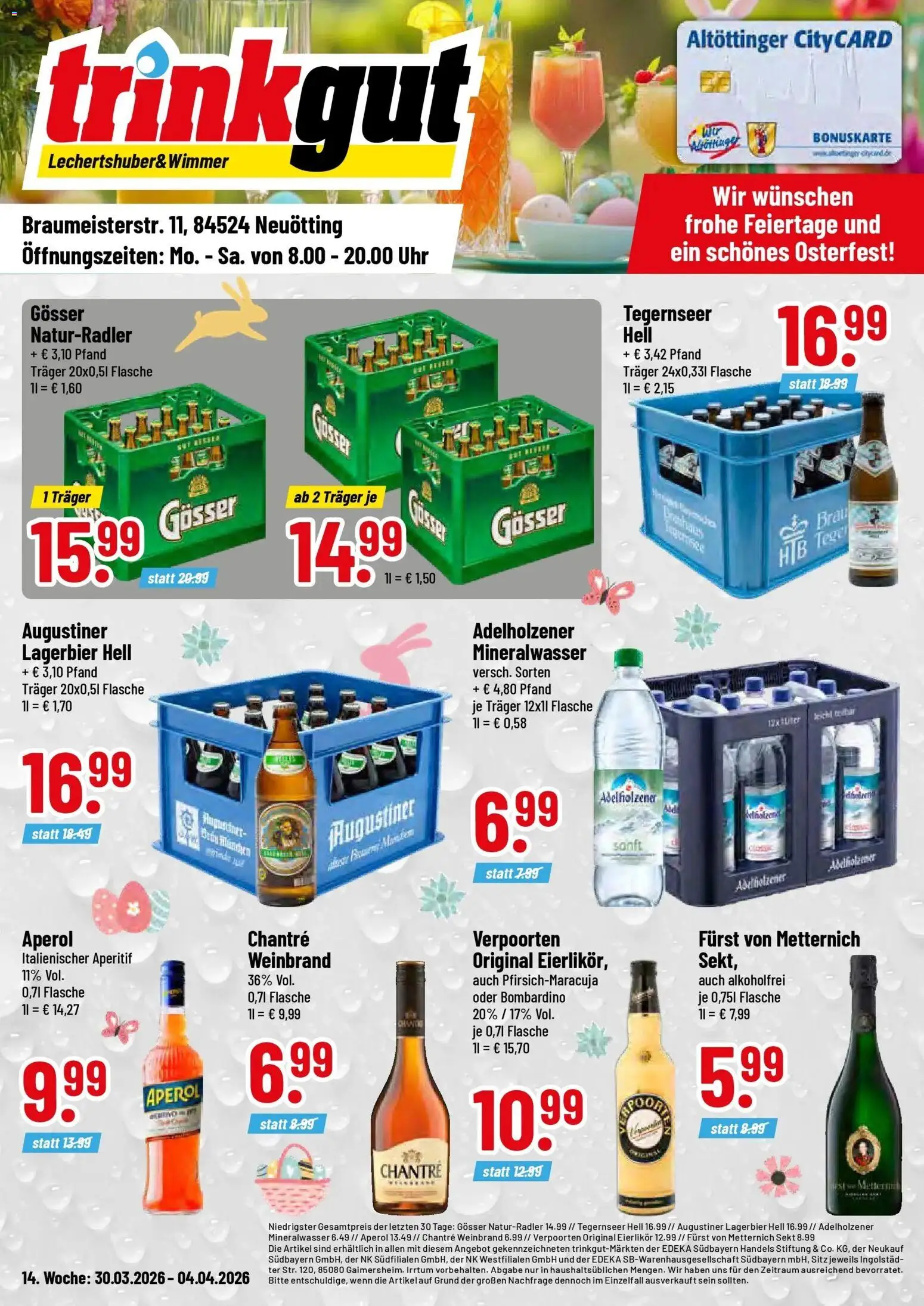 Vorschau von dem Prospekt des Geschäftes Trinkgut, gültig ab dem 30.03.2026