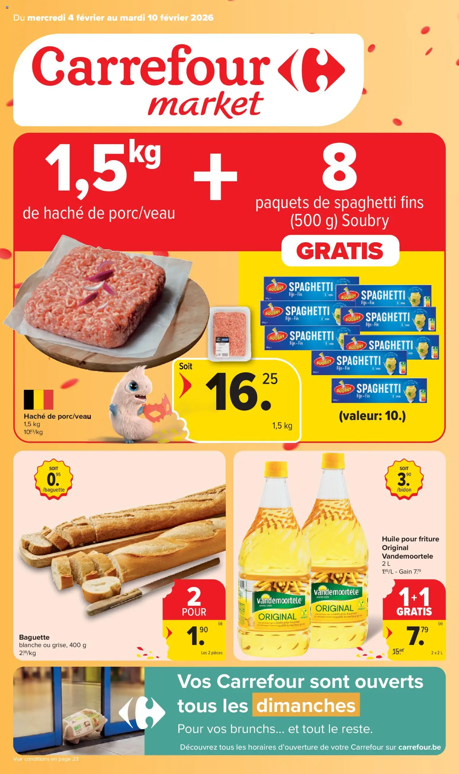 Voorbeeld van Brochure Market van winkel Carrefour geldig vanaf 04/02/2026