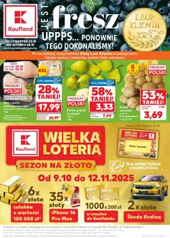 Pogląd gazetki "Nowa gazetka" ze sklepu Kaufland ważnej od 23.10.2025