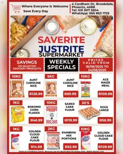 Preview of Saverite flyer valid from 18/08/2025