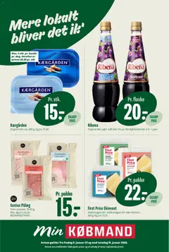 Eksempel på tilbudsavis Tilbudsavis fra butik Min Købmand gyldig fra 09/01/2026