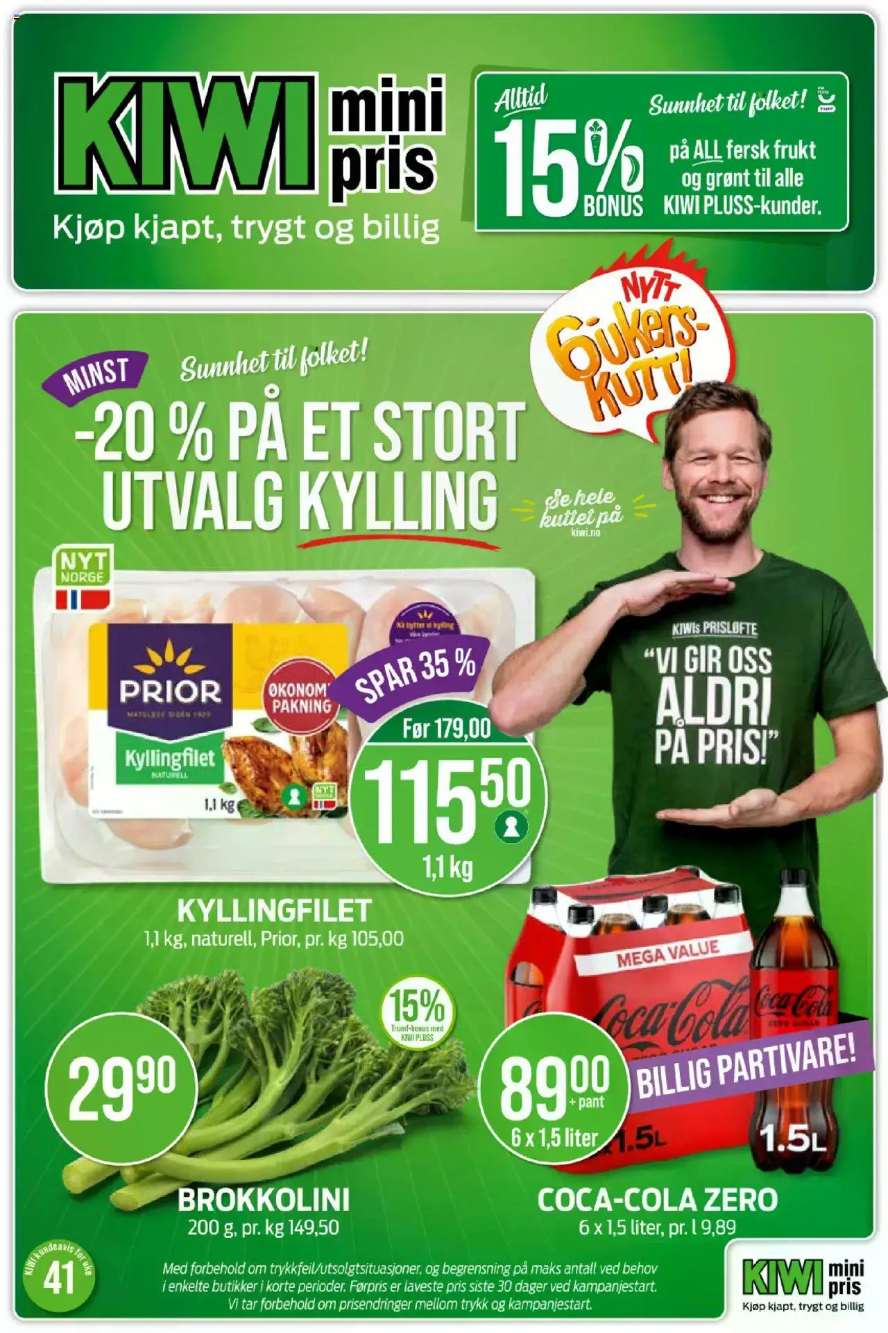 Kundeavis Kiwi gyldig fra 06/10/2025 - Sidenummer 1