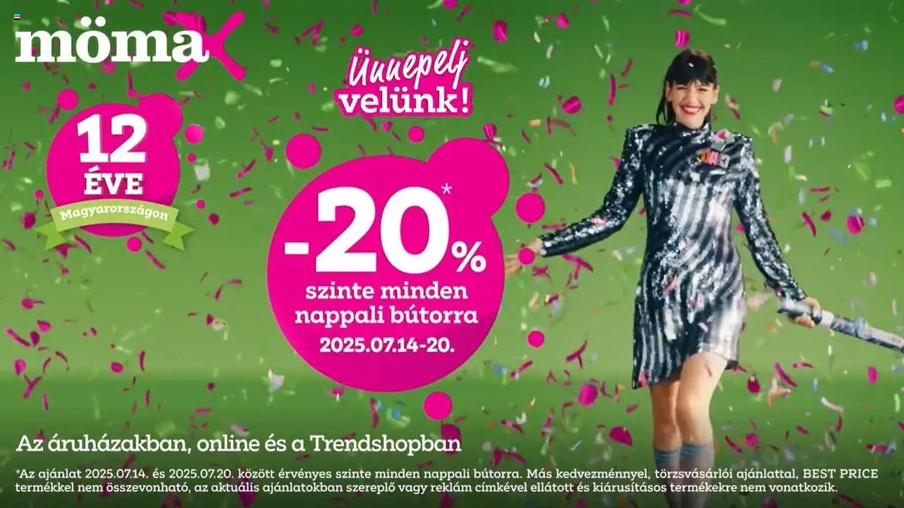 Mömax aktuális szórólap, érvényes 2025.07.14.-től - 1 oldal
