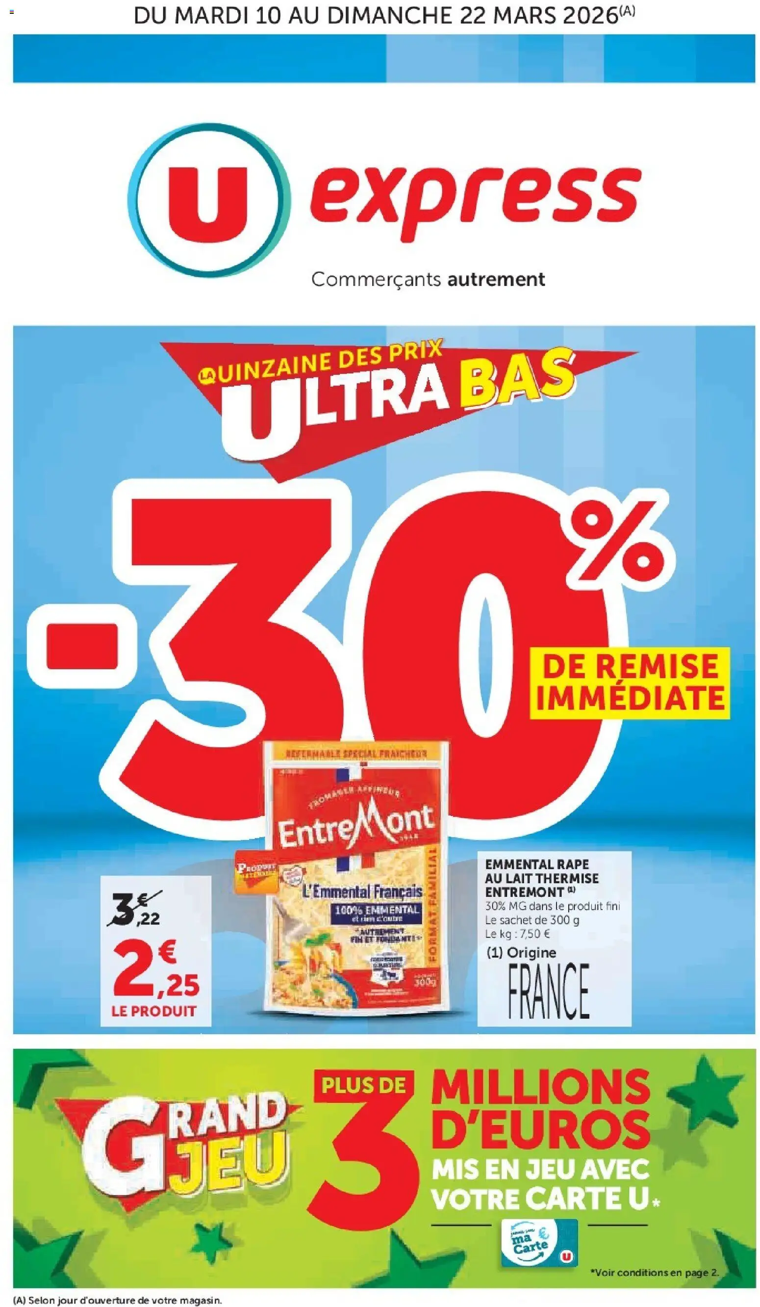 Prévisualisation de U Express catalogue du magasin U Express formulaire valide 10/03/2026