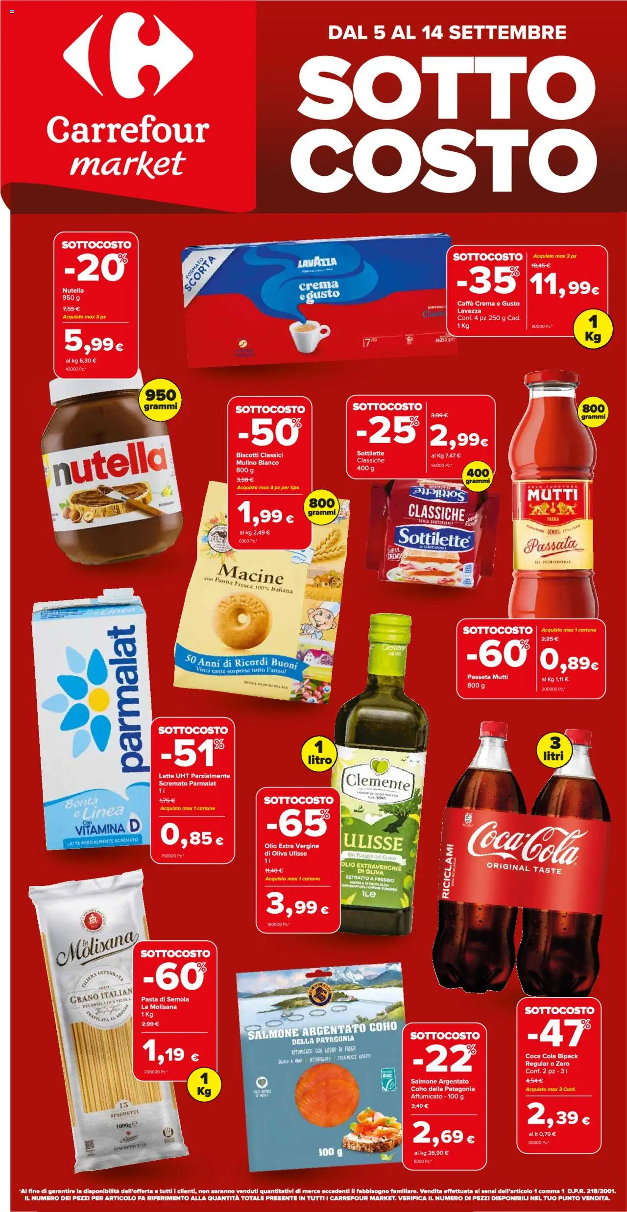 Volantino Carrefour valido da 05/09/2025 numero di pagina 1