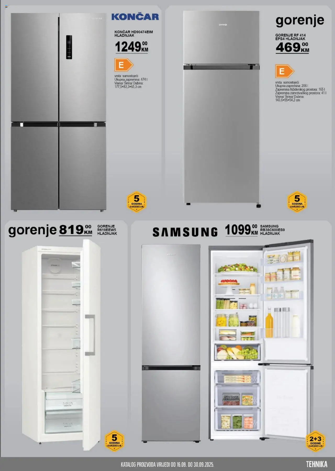 Pregled letka Katalog trgovine Prodex vrijedi od 2025.09.16