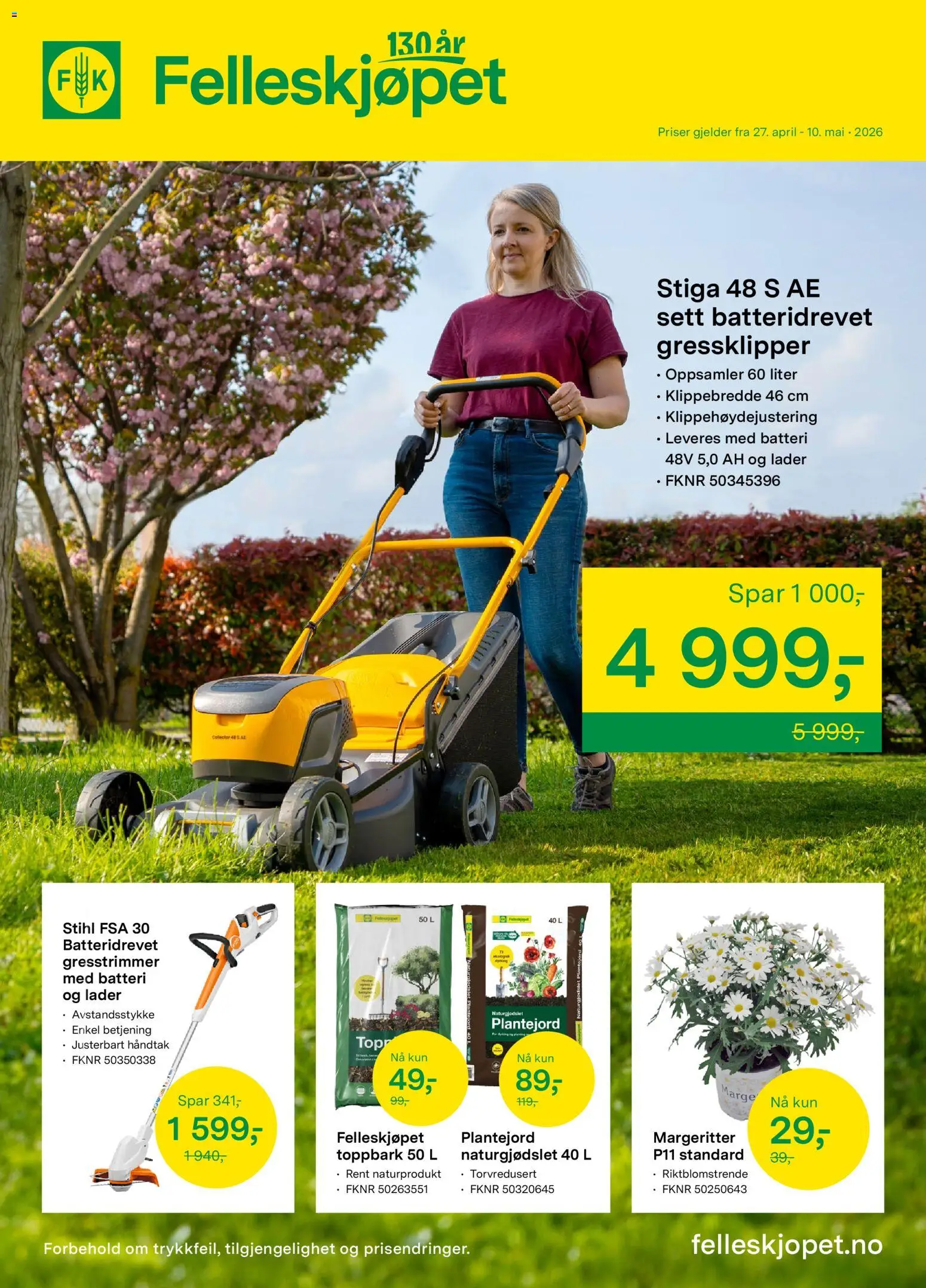 Forhåndsvis Felleskjøpet kundeavis fra butikk Felleskjøpet gyldig fra 27/04/2026