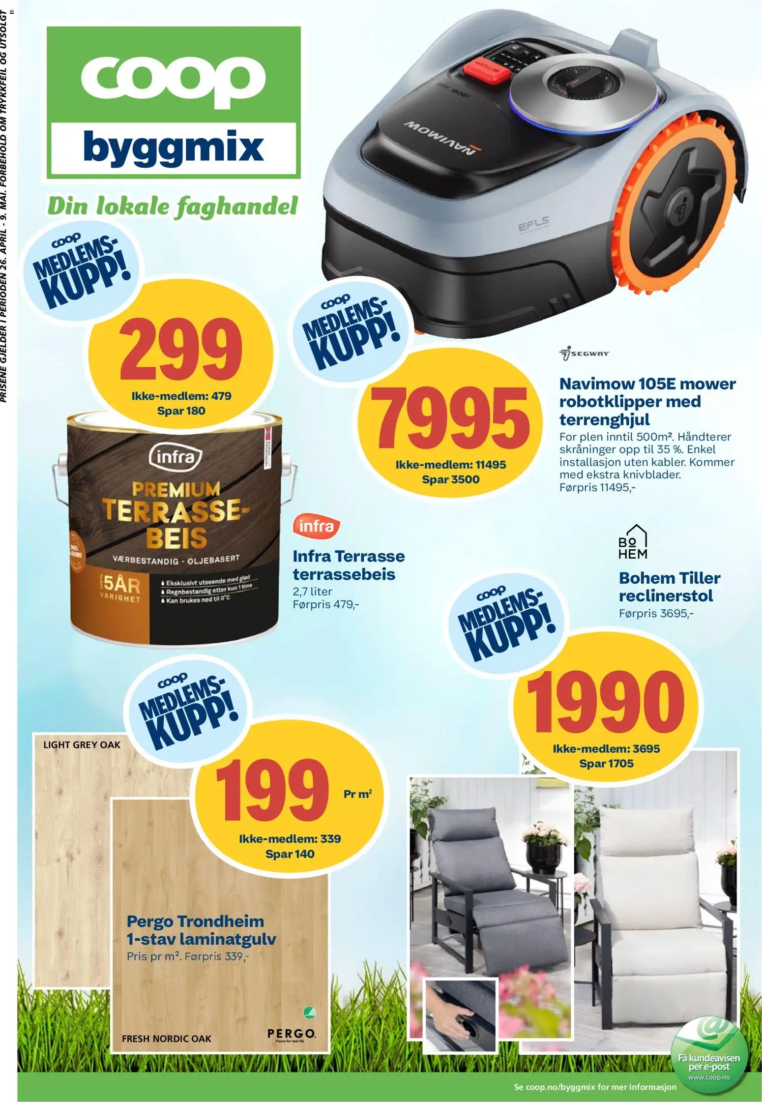 Forhåndsvis Coop Byggmix kundeavis fra butikk Coop Byggmix gyldig fra 27/04/2026