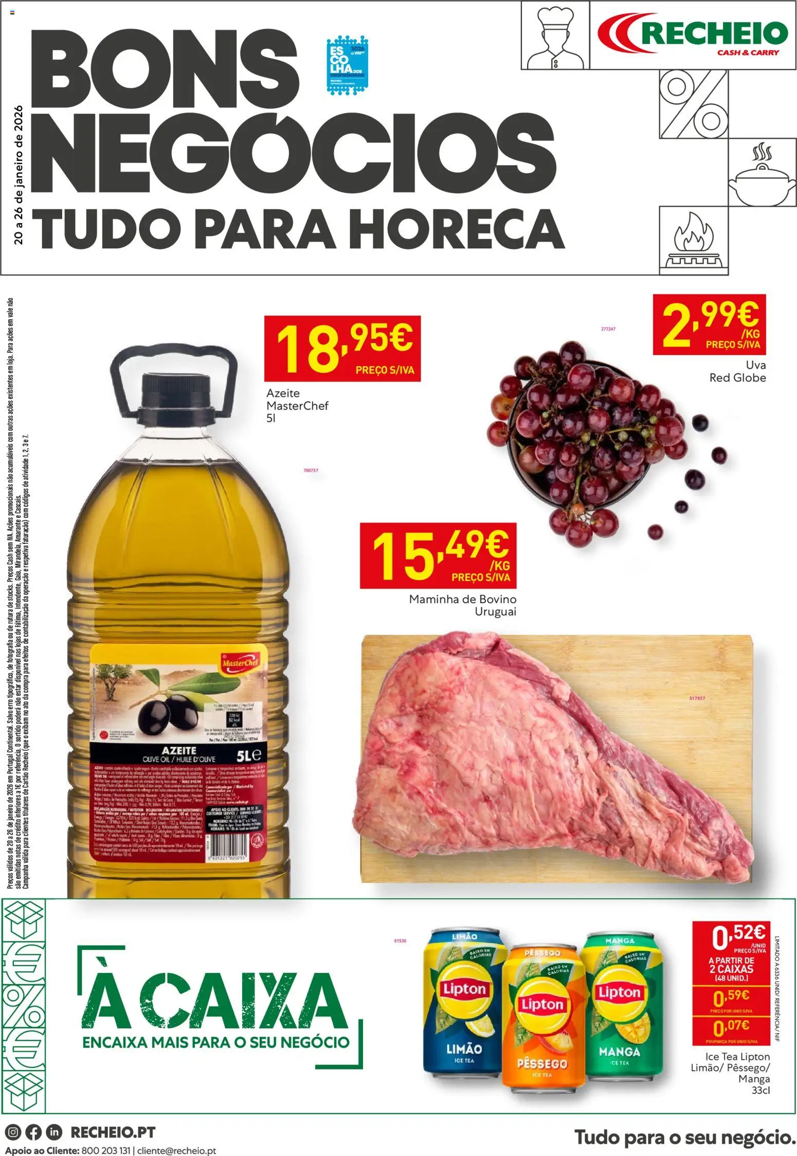 Pré-visualização do folheto da loja Recheio válida a partir de 20/01/2026