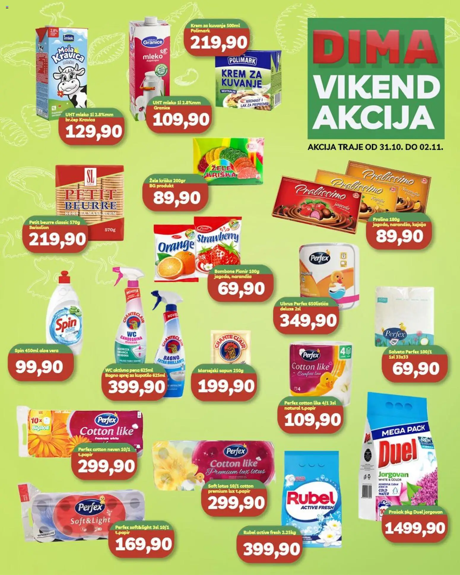 Pregled VP Dima kataloga - važi od 31.10.2025