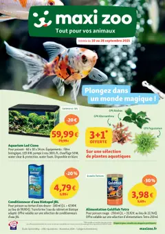 Prévisualisation de Catalogue du magasin Maxi ZOO formulaire valide 10/09/2025