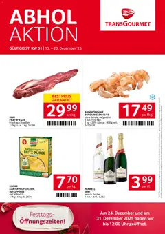 Vorschau der Angebote: Transgourmet Flugblatt gültig ab 15.12.2025