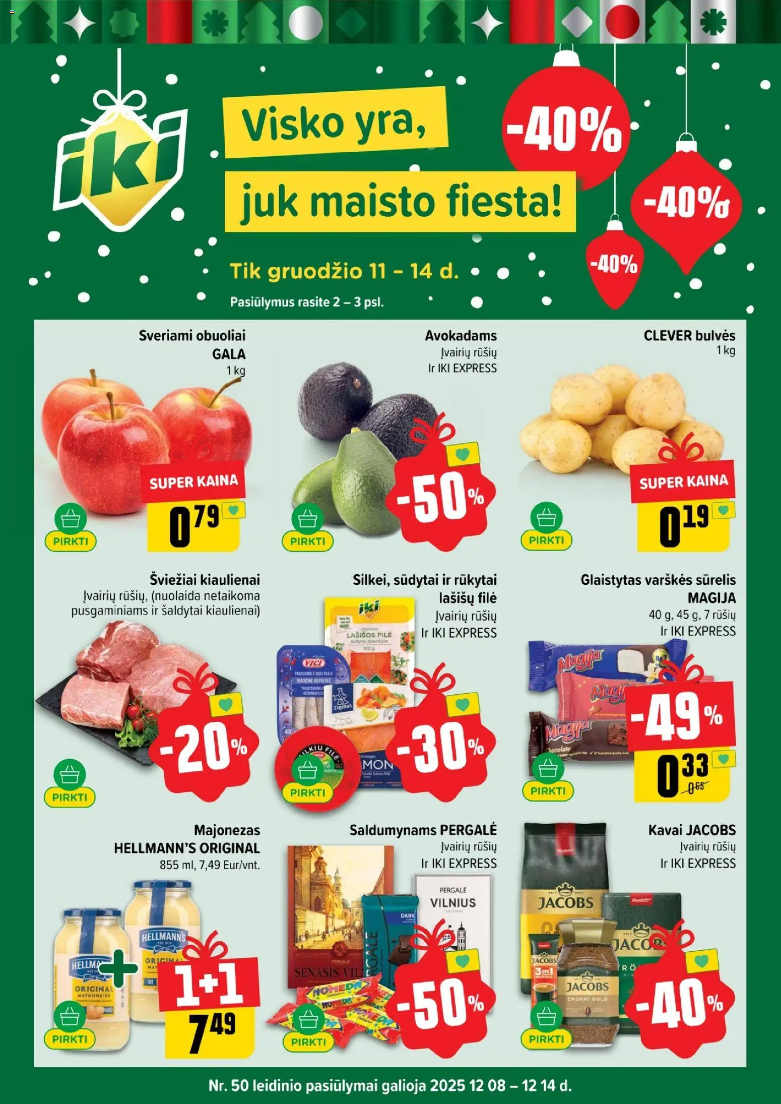 IKI parduotuvės leidinio Leidinys galiojančio nuo 2025.12.08 peržiūra