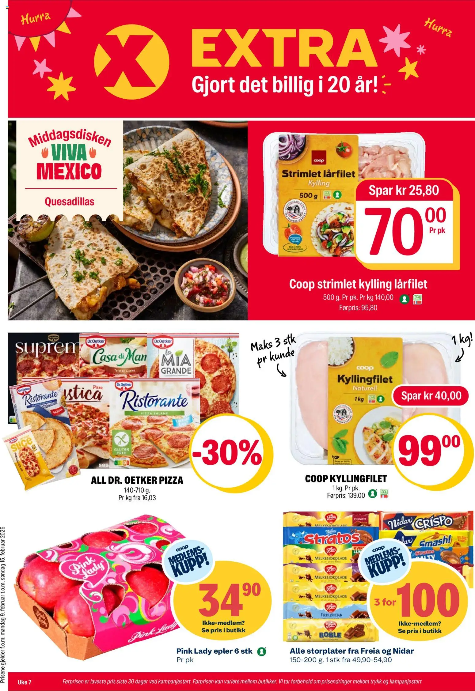 Forhåndsvis Kundeavis fra butikk Coop Extra gyldig fra 09/02/2026