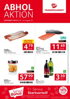 Vorschau der Angebote: Transgourmet Flugblatt gültig ab 17.08.2025