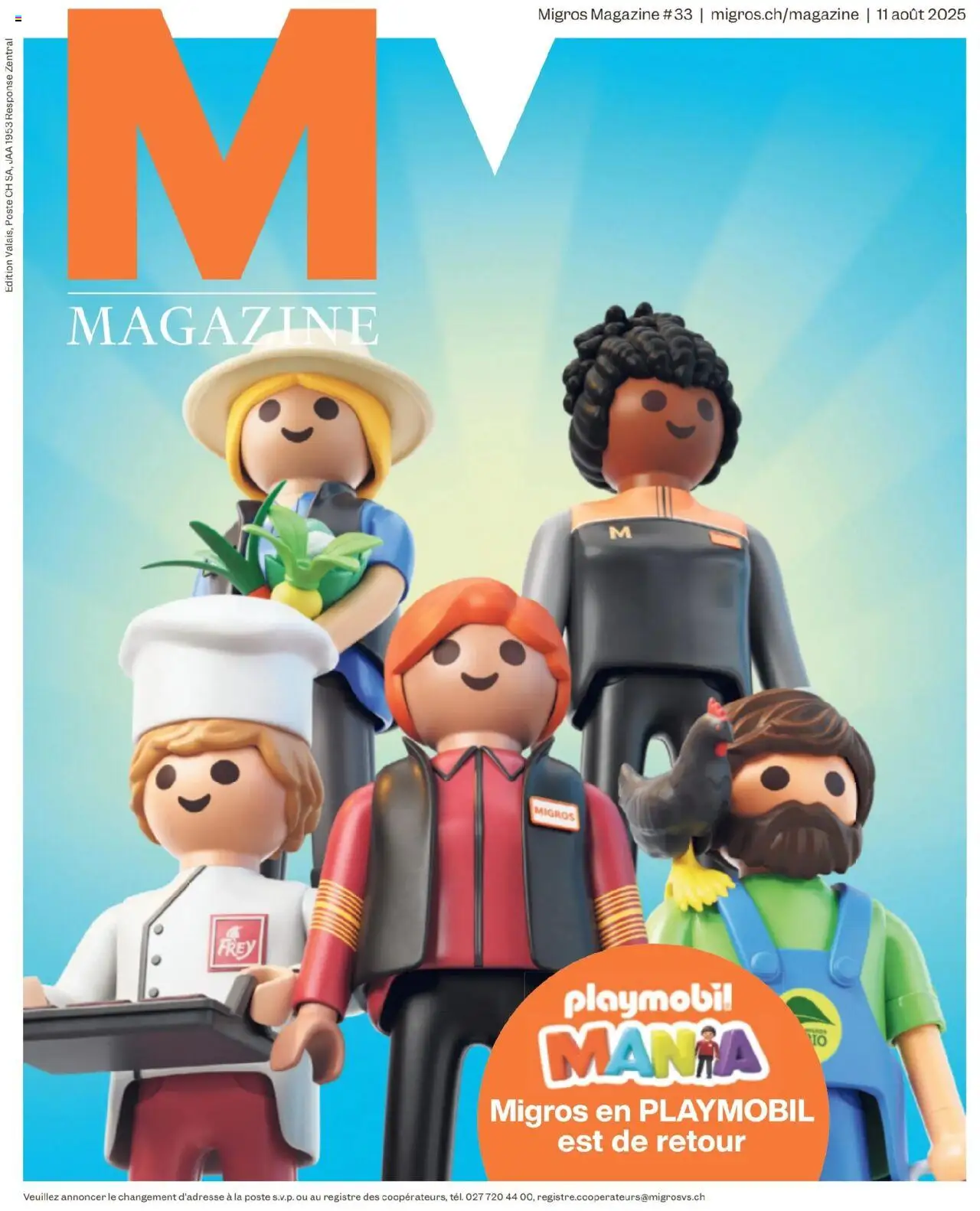 Migros Magazin FR ab 12.08.2025 - Seitennummer 1