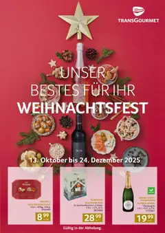 Vorschau der Angebote: Transgourmet Weihnachtskatalog 2025 gültig ab 13.10.2025