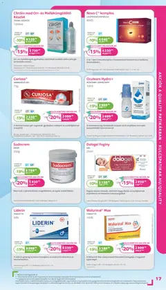 Kulcs Patika - Akciós újság Kulcs Patika megtekintése, amely érvényes 2025.12.01.-től | Oldal: 17