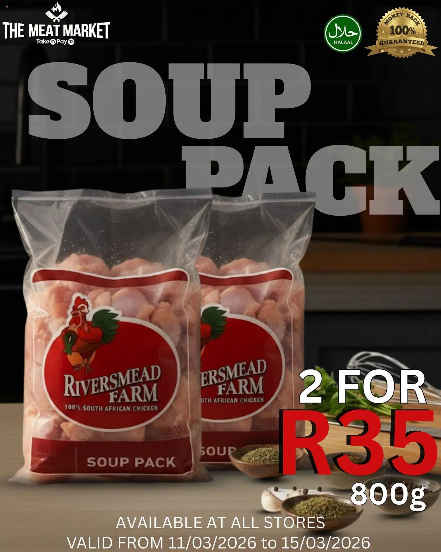 Preview of Take n Pay flyer valid from 11/03/2026 - Chicken, Soup