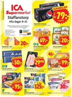 Förhandsgranska reklamblad Staffanstorp från butik ICA Supermarket gäller från 09/03/2026