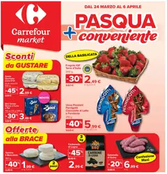 Anteprima dell'opuscolo Carrefour volantino Market - Giaveno dal negozio Carrefour valido da 24/03/2026